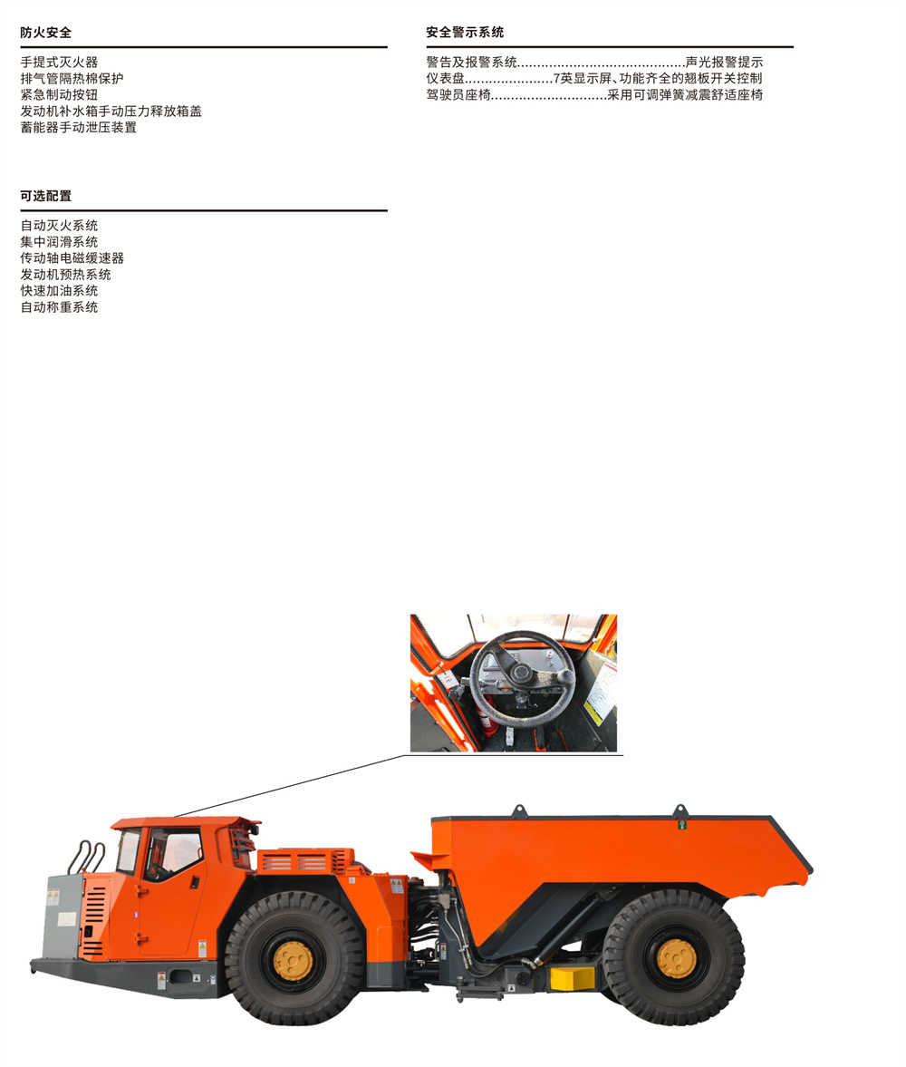 地(land)下運礦車參數